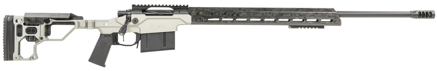 Christensen Arms 8010307300 Modern Precision 6.5 PRC 5+1 24" Threaded Carbon Fiber Barrel, Black Nitride Finish, Tungsten Anodized Folding Stock, Polymer Grip