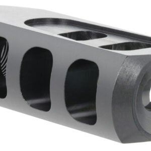 TacFire  Tanker Muzzle Brake  Black Oxide Steel with 5/8"-24 tpi Threads 2.76" OAL 1.37" Diameter for 308 Win