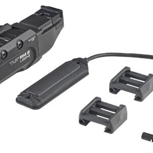 Streamlight 69453 TLR-2 RM w/Laser Black Aluminum, 1000 Lumens White LED Bulb/Green Laser, 297 Meters Beam, Picatinny Rail Mount