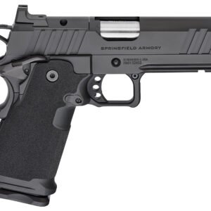 Springfield Armory PH9117AOS Prodigy  9mm Luger 20+1/17+1 4.25" Bull Barrel, Black Cerakote Carbon Steel Frame w/Picatinny Acc. Rail, Optic Ready Slide, Polymer Grip, Fiber Optic Sight