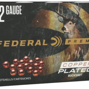 Federal P1541B Premium Max Buck 12Gauge 2.75" 1BuckShot 16Pellets 5 Per Box/50 Case