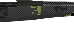 Fierce Firearms TROG300PRC24BF CT Rogue 300 PRC 3+1 24" Carbon Fiber Threaded Barrel, Black Cerakote Titanium Receiver, Picatinny Rail Forend, Forest Camo Fixed Carbon Fiber Stock, Right Hand