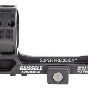 Geissele Automatics AR15 Super Precision Scope Mount/Ring Combo Black Anodized