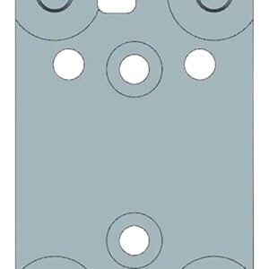 Beretta USA EUS03051 90/92  Silver, Fits Beretta 90/92, RDO Leupold Pattern Footprint Mount