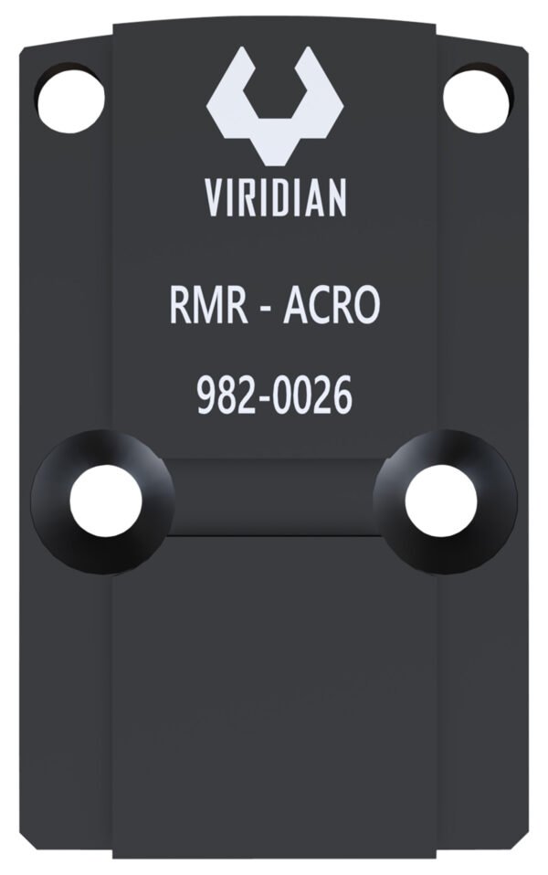 Viridian 9820026 RFX45 RMR Mounting Adapter Black Anodized