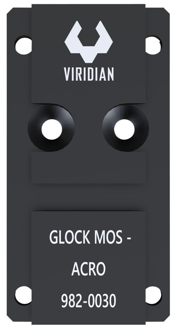 Viridian 9820030 RFX45 Glock MOS Mounting Adapter Black Anodized