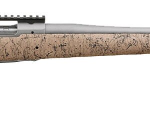 Ruger 57157 Hawkeye FTW Hunter Full Size 375 Ruger 3+1 22" Matte Stainless Steel Threaded Barrel, Picatinny Rail Stainless Steel Receiver, Speckled Tan/Black HS Precision Synthetic Stock