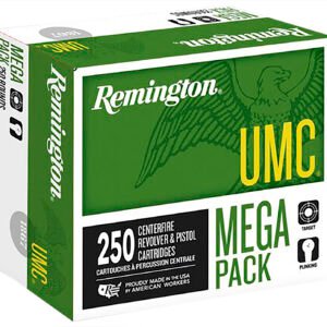 Remington Ammunition 23779 UMC Mega Pack 40S&W 180gr Full Metal Jacket 250 Per Box/4 Case