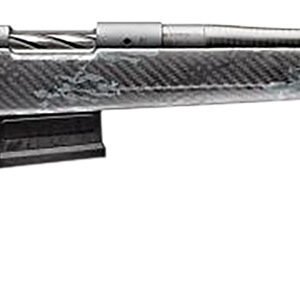 Bergara Rifles B14LM7513CF B-14 Crest 7mm PRC 5+1 22" Sniper Gray Cerakote #5 Contour Threaded Barrel, Sniper Gray Cerakote Steel Receiver, Black & Gray Sponge Fixed Carbon Fiber Stock