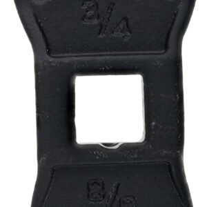 Wheeler 1199465 Muzzle Device & Buffer Tube Crowfoot Wrench Black Steel