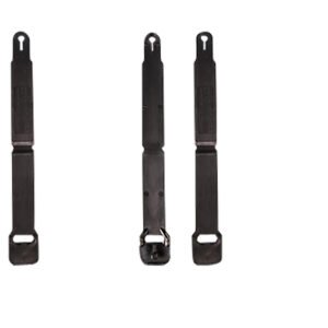 High Speed Gear 91SC12BK MOLLE Clips Short, Black Injection Molded Fits MOLLE (12 Pack)