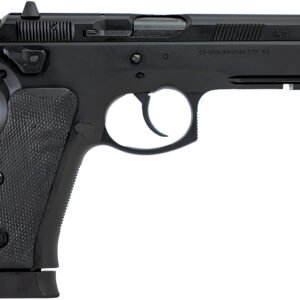 CZ-USA 89353 CZ 75 SP-01 Tactical 9mm Luger 19+1 4.60" Black Nitride Steel Barrel, Black Serrated Steel Slide, Black Polycoat Steel Frame w/Beavertail & Picatinny Rail, Black Polymer Grip