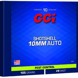 CCI 3710 Pest Control 10mmAuto 105gr 10 Per Box/20 Case