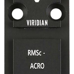 Viridian 9820031 RFX 44 Shield RMSc Mounting Adapter  Black Anodized