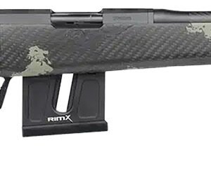 Fierce Firearms FRR22LR18BF Carbon Razor 22 LR 10+1 18" Black Cerakote C3 Carbon Fiber Threaded Barrel, Black Cerakote Drilled & Tapped Steel Receiver, LR Raised Negative Comb Forest Camo Carbon Fiber