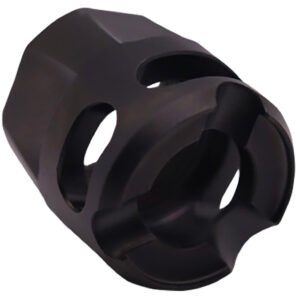 True Precision Inc TPYMICROBC Micro Compensator Y-Type Black DLC 416R Stainless Steel 1/2"x28 Threads 9mm/380 ACP