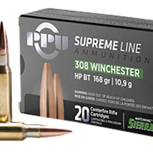 TR&Z PPMK308 Supreme Line 308 Win 168 gr Sierra MatchKing BTHP 20 Per Box/ 10 Case