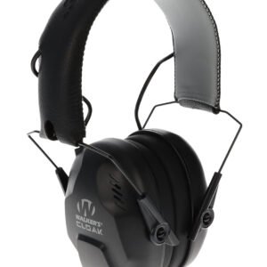 Walker's GWPCLKDM Cloak Dual Mic Electronic Muff Over the Head 23-25 dB Black