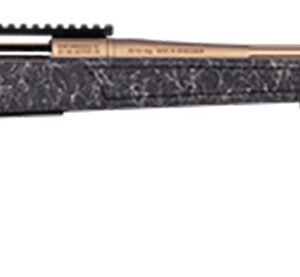 CVA CR3960F Cascade Long Range Hunter Full Size 7mm Rem Mag 24" Smoked Bronze Cerakote Steel Threaded Barrel, Black w/Smoked Bronze Web Synthetic Stock