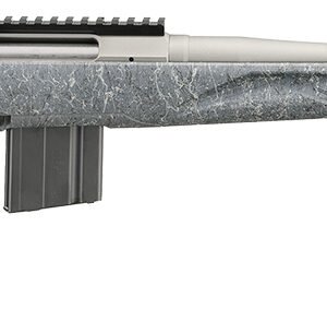 Ruger 46906 American II Full Size 350 Legend 5+1 20" Cobalt Cerakote Spiral Fluted Threaded Barrel & Alloy Steel Receiver w/Picatinny Rail, Gray Splatter Adj LOP Synthetic Stock