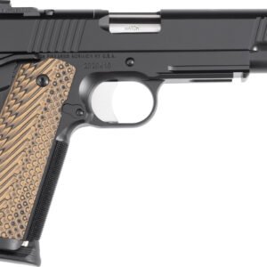 Dan Wesson 01796 Specialist  Full Size Frame 9mm Luger 10+1 5" Stainless Match Grade Barrel, Black Duty Optics Ready/Serrated Steel Slide, Black Duty Steel Frame w/Picatinny Rail, Black/Brown G10 Grip