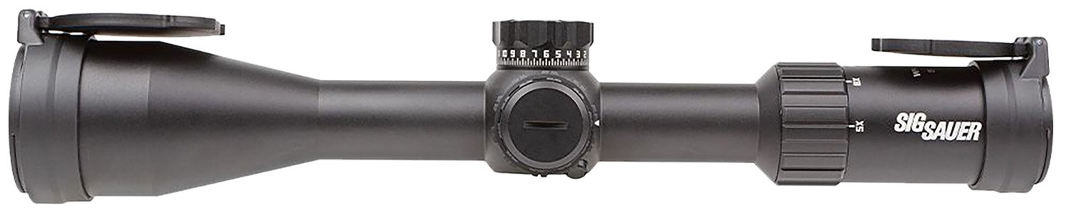 Sig Sauer Electro-Optics SOW42004 Whiskey4 Black 2.5-10x 42mm 30mm Tube Illuminated Hellfire Quadplex Reticle