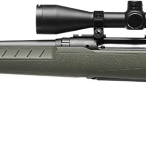 Savage Arms 32183 Axis 2 XP Combo Full Size 22-250 Rem 4+1 22" Black Sporter Barrel, Black Carbon Steel Receiver Drilled & Tapped, OD Green Fixed Synthetic Stock, Weaver 3-9x40mm Scope, Left Hand