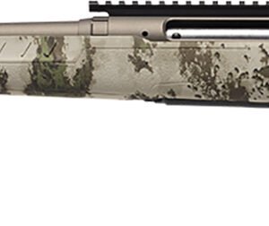 Savage Arms 32312 Axis 2 Pro Compact 308 Win 4+1 20" Gun Metal Bronze Cerakote Heavy Threaded Barrel & Picatinny Rail Carbon Steel Receiver, Fixed Woodland Camo Synthetic Stock, Left Hand
