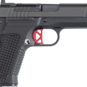 Dan Wesson 92104 DWX  Compact Frame 9mm Luger 15+1 4" Black Match Grade Barrel, Black DLC Serrated Slide, Black Aluminum Frame w/Beavertail, Black Aluminum Grip