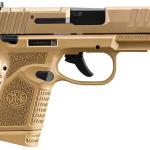 FN 66101419 Reflex MRD 9mm Luger 15+1 11+1 3.30" Micro-Compact Frame Flat Dark Earth PVD Optic Ready/Serrated Steel Slide w/Picatinny Rail Stippled Grip Ambidextrous