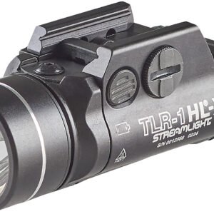Streamlight 69500 TLR-1 HL-X Black 6000 Series Aluminum 1000 Lumens