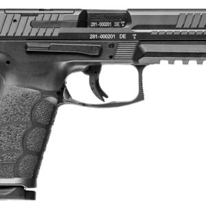 HK 81001058 VP9A1 K Compact Frame Luger 10+1 4.09" Black Steel Barrel, Black Optic Ready/Serrated Steel Slide, Black Polymer Frame w/Picatinny Rail, Interchangeable Backstrap Grip, Ambidextrous