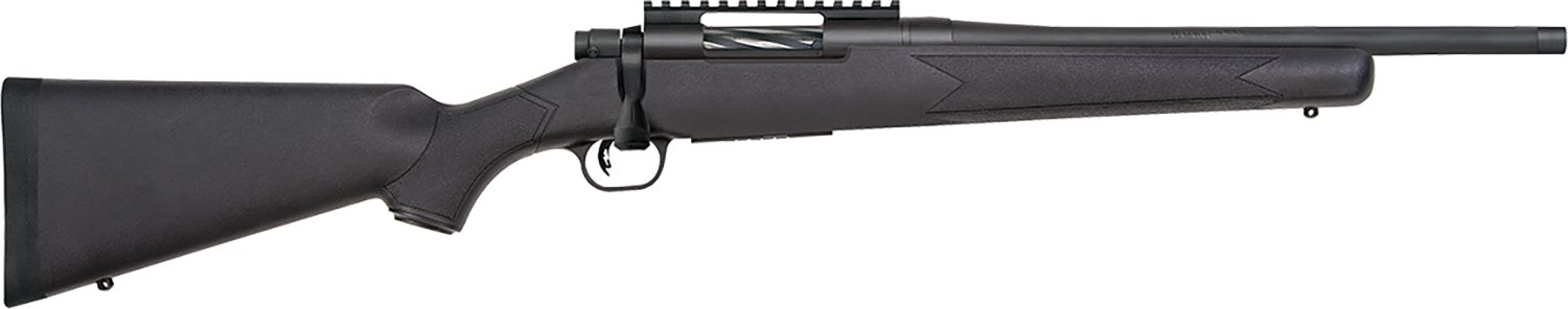 Mossberg 28229 Patriot Carbine 308 Win 5+1 16.25" Matte Blued Threaded Bull Barrel, Matte Blued Picatinny Rail Receiver, Black Fixed Synthetic Stock
