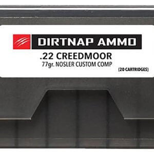 Fierce Firearms DNP22CM77GR Dirtnap 22Creedmoor 77gr 20 Per Box/10 Case