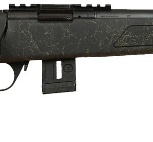 Bergara Rifles BMR011 BMR-X  17 HMR 10+1 18" Blued Heavy Threaded Barrel, Blued Picatinny Rail Receiver, Adj LOP Green w/Black Webbing Synthetic Stock
