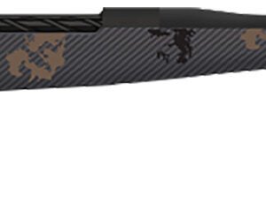 Fierce Firearms TWROG7PRC22BT Twisted TI Rogue 7mm PRC 22" Black Cerakote Steel Threaded Barrel, Drilled & Tapped Titanium Receiver, LR Negative Comb Trophy Camo Carbon Fiber Stock
