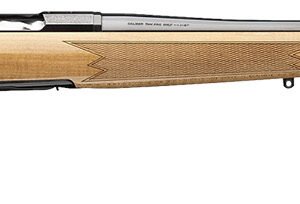 Browning 036080299 X-Bolt 2 Medallion 6.8 Western 3+1 24" Blue Polished Threaded Barrel & Drilled & Tapped Carbon Steel Receiver, Fixed Gloss AAAA Maple Wood Stock, Radial Muzzle Brake