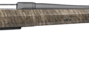Browning 035841218 AB3  308 Win 4+1 22" Matte Blued Threaded Sporter Barrel, Matte Blued Drilled & Tapped Steel Receiver, Fixed w/Textured Grip Panels Mossy Oak Bottomland Composite Stock
