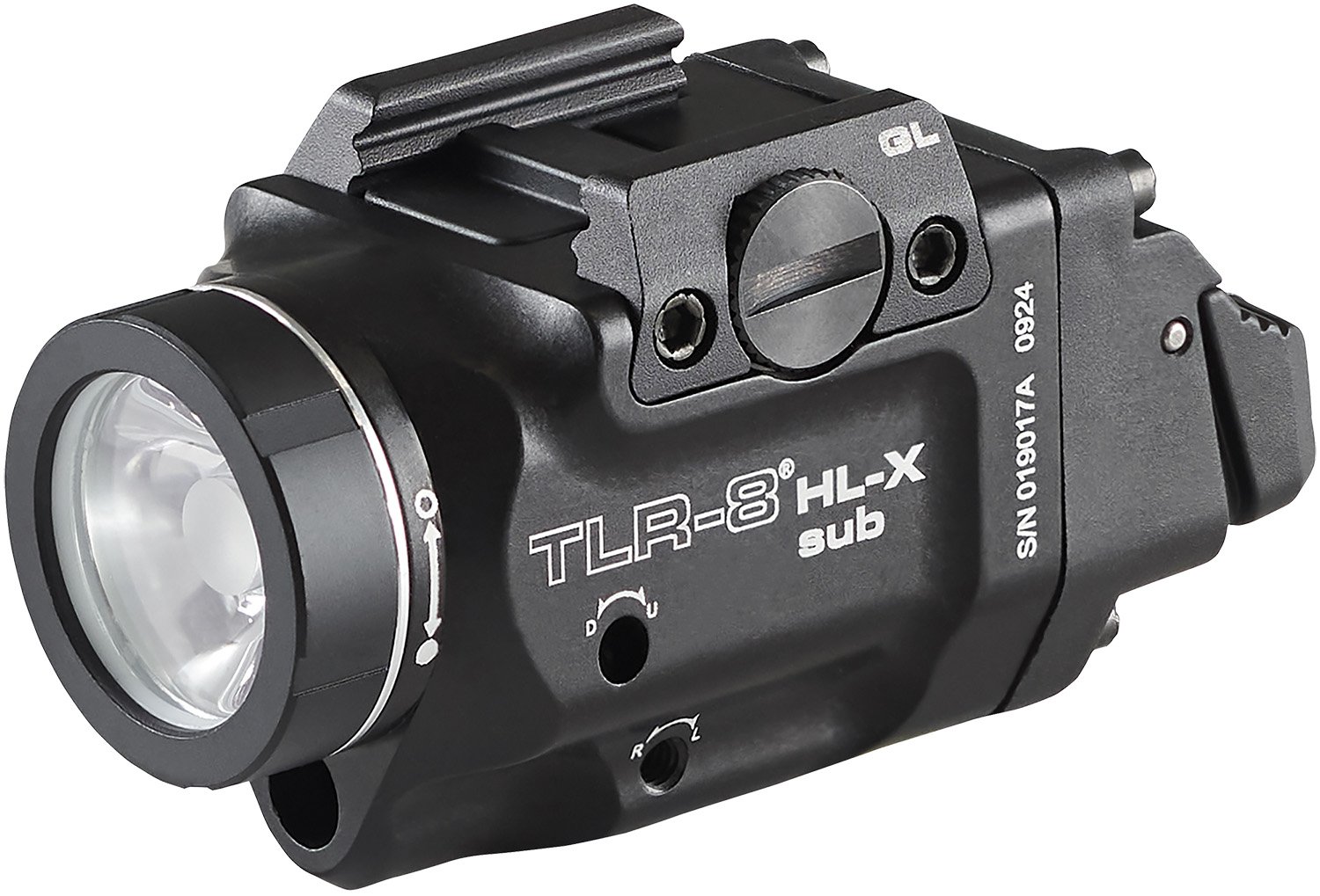 Streamlight 69466 TLR-8 Black Aluminum Glock 43x/48 1,000 Lumens Red Laser