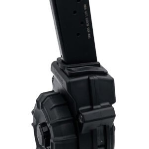 ProMag DRMA95 30rd Drum 9mm Fits Ruger LC9/EC9 Black Polymer