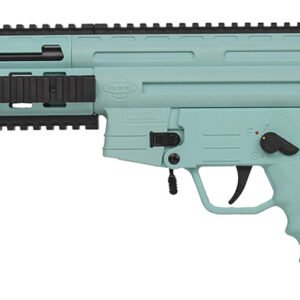 ATI GERGGSG1610M GSG-16  22LR 10+1 16.25" Black Non-Threaded Barrel, Mint Green Picatinny Rail Polymer Receiver, M-LOK Handguards, Collapsible w/Storage Compartment Black Synthetic Stock, Mint Polymer