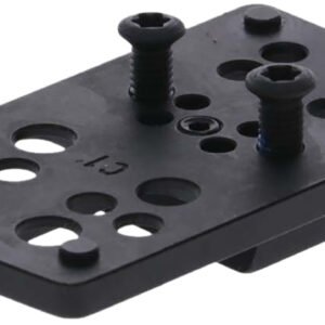 TruGlo TGTG8950C2 Pistol Red Dot Sight Mount  Black Nitride Fortress Steel Trijicon RMR Mount