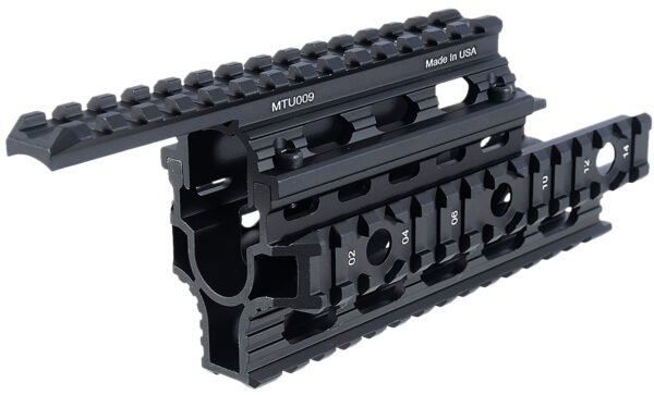 Leapers MTU009 Quad Rail Aluminum Matte Black Receiver