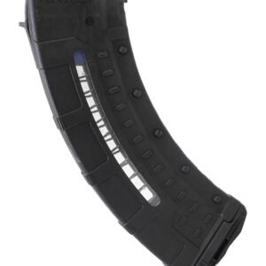 Leapers RBTAKM30 30rd Windowed 7.62x39mm Black Polymer/Steel