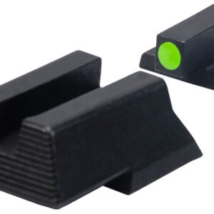 HK 51000932 Night Sight Set  Iron Sight Green Tritium Black Frame Fits HK VP9/VP40/P30/HK45