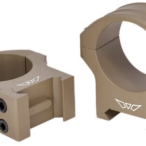 Warne 8520DE HyperLite Dark Earth Cerakote MagnaFusion Alloy 34mm Tube Maxima/Weaver/Picatinny