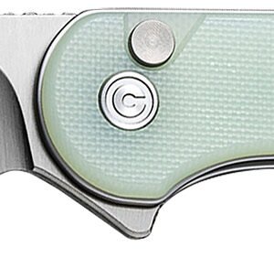 Civivi Knives C18062P-2 Elementum II EDC 2.96" Folding Drop Point Plain Satin Nitro-V Steel Blade, Natural G10 Handle