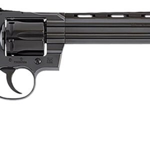 Colt Mfg PYTHONBP8WTS Python  357 Mag/38 Special 6 Shot 8" Blued Carbon Steel Vent Rib Barrel, Cylinder & Frame, Wood Grip, Exposed Hammer