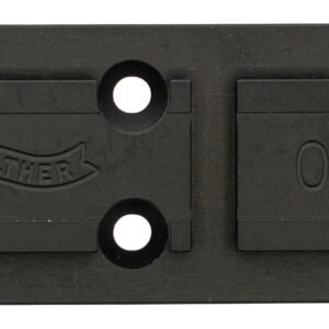 Walther Arms 5136211 Optic Plate  Black Steel Fits Walther PDP 2.0
