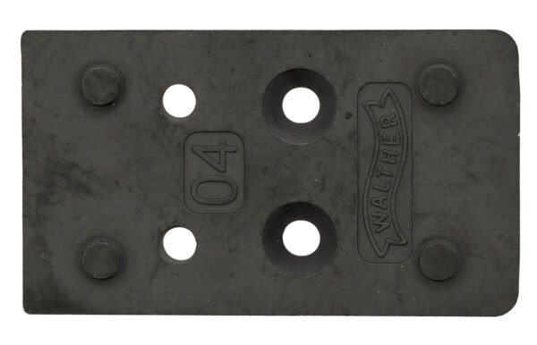 Walther Arms 5136212 Optic Plate  Black Steel Fits Walther PDP 2.0